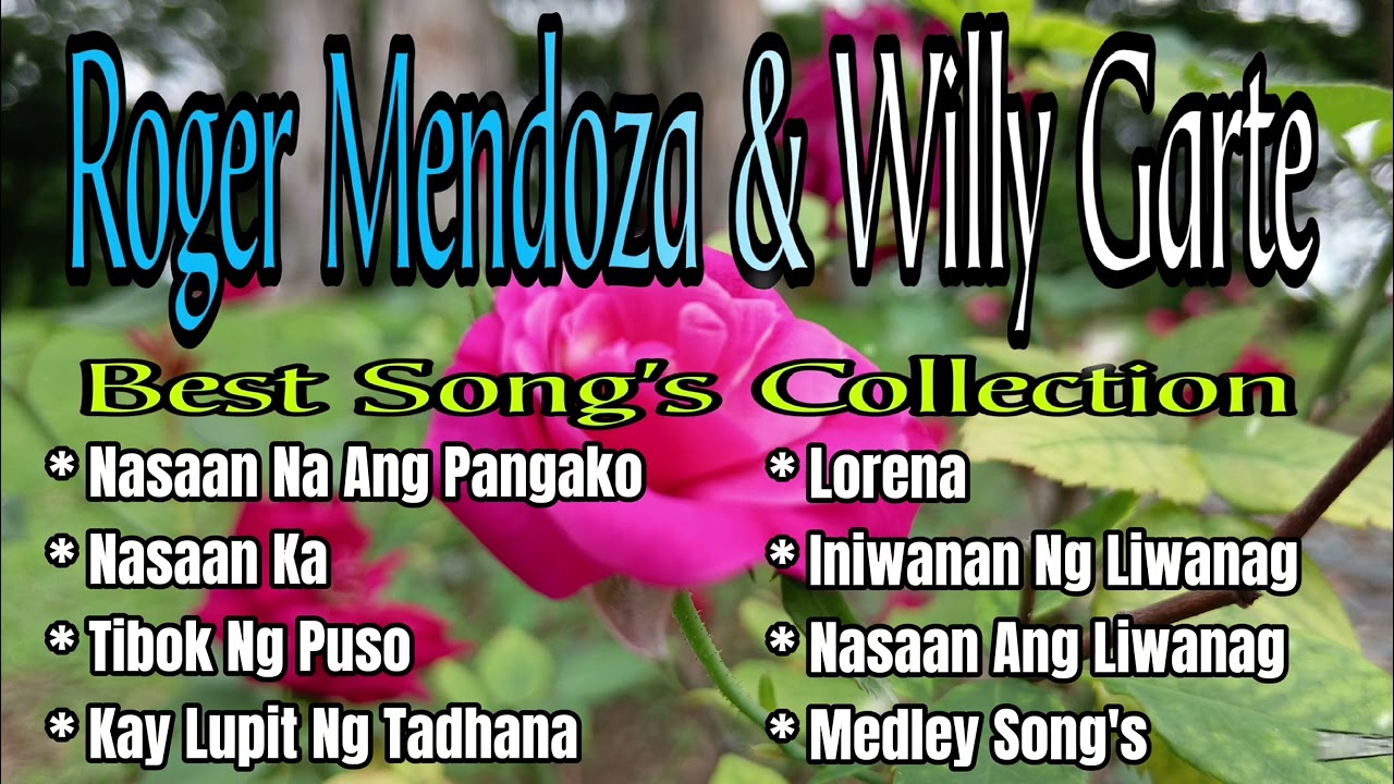 Roger Mendoza & Willy Garte, Best Song's Collection, Cover By: FM Music Hits