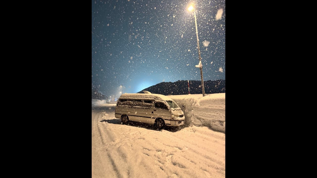 Stuck in a Snowstorm in Myoko, Japan