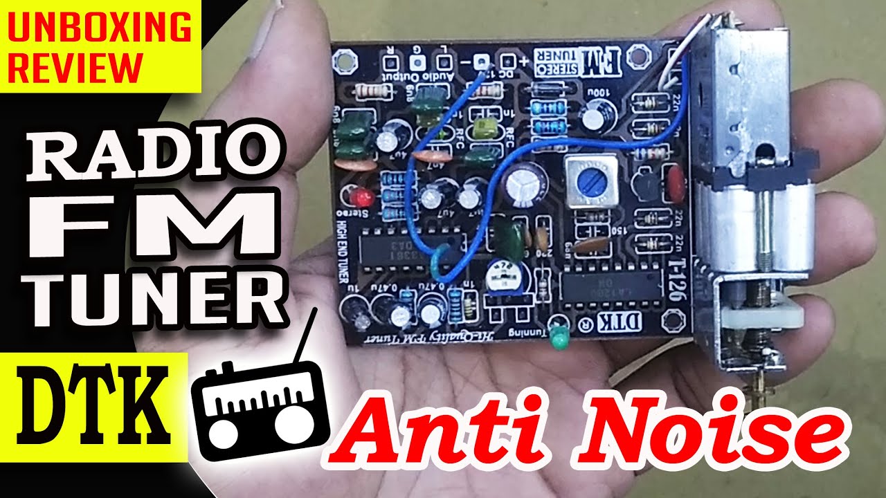 RADIO FM TUNER DTK - unboxing and review fm radio best tuner