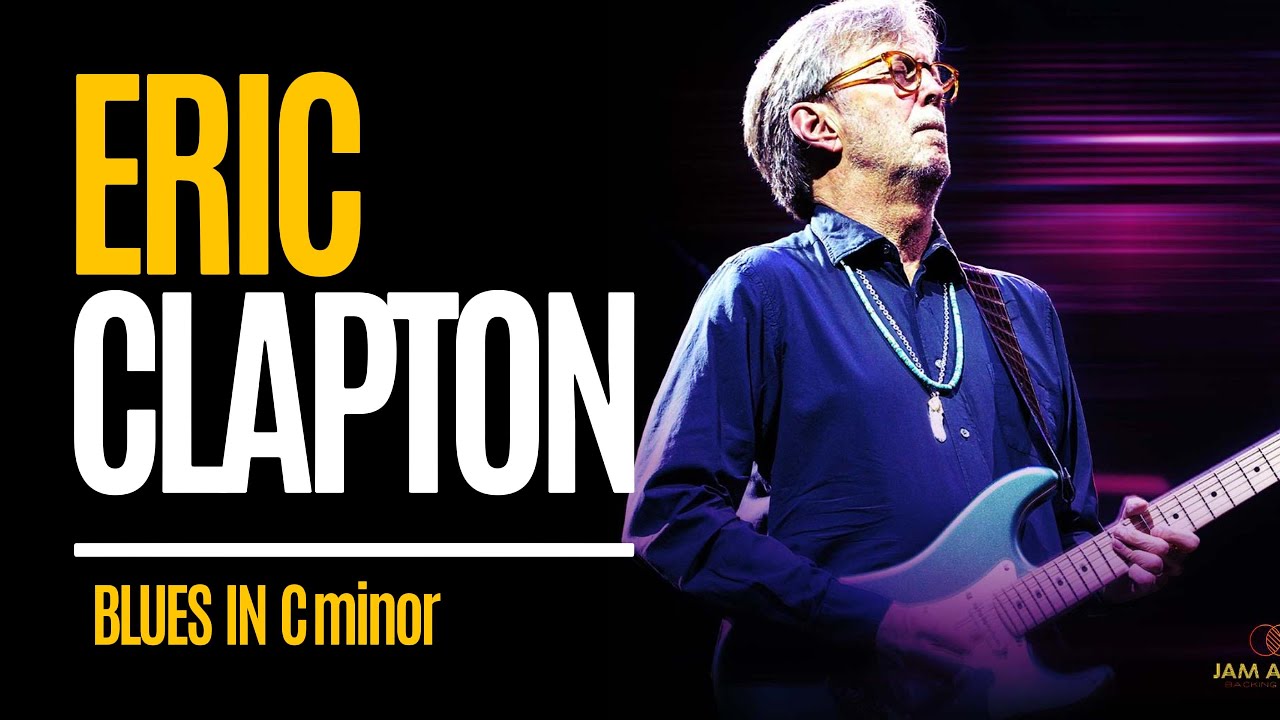 Eric Clapton Style Blues Backing Track in C minor