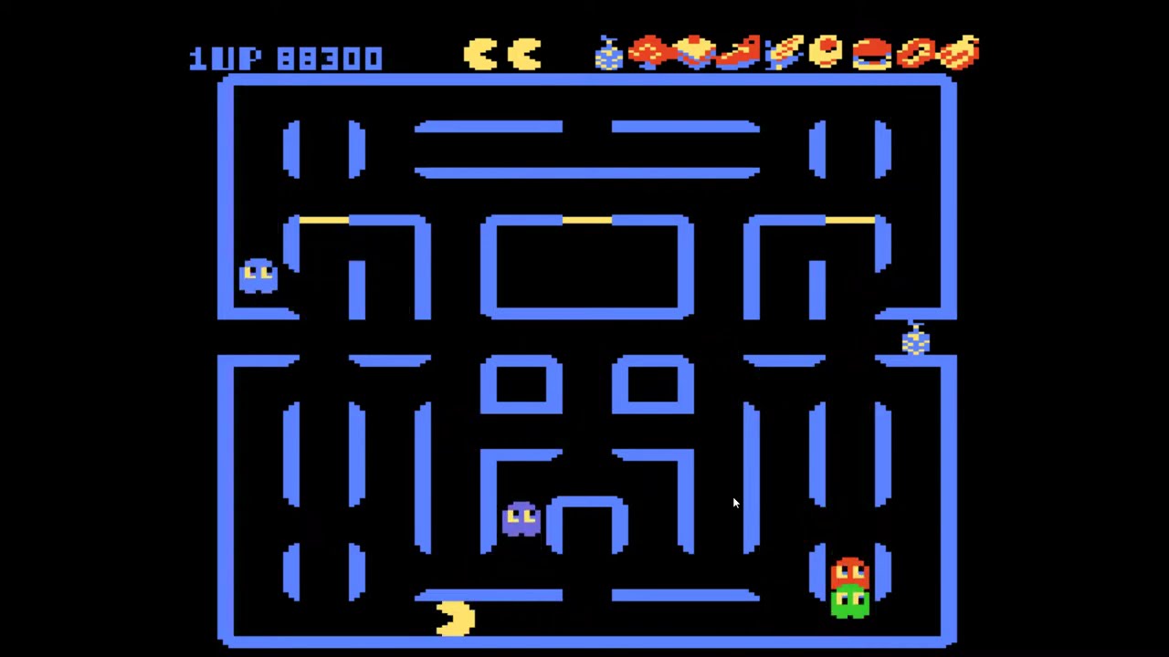Super Pac Man Atari 5200 Gameplay