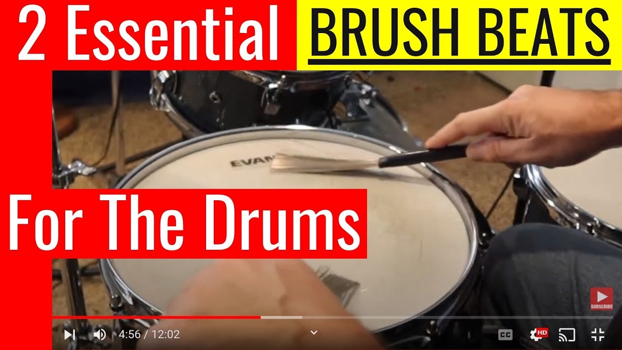 2 Essential Brush Beats For Drum Set (2023 Updated Version )