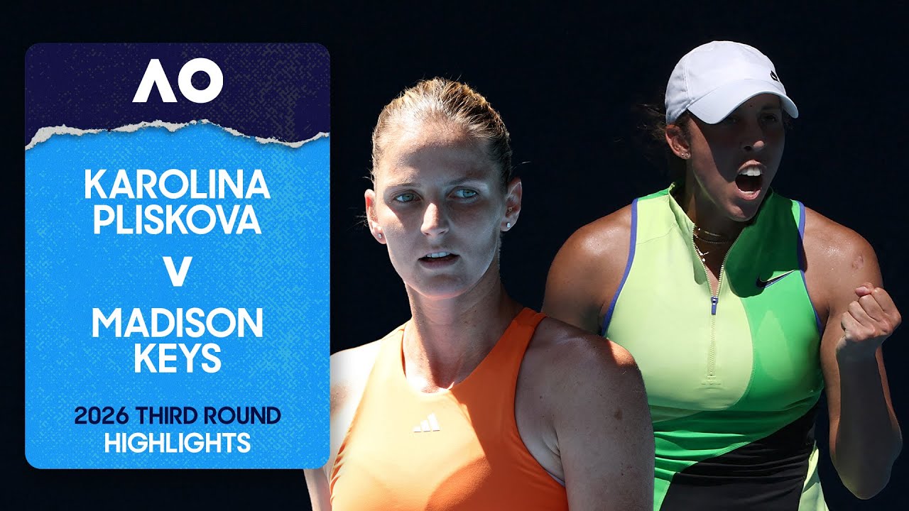 Karolina Pliskova v Madison Keys Highlights | Australian Open 2026 Third Round