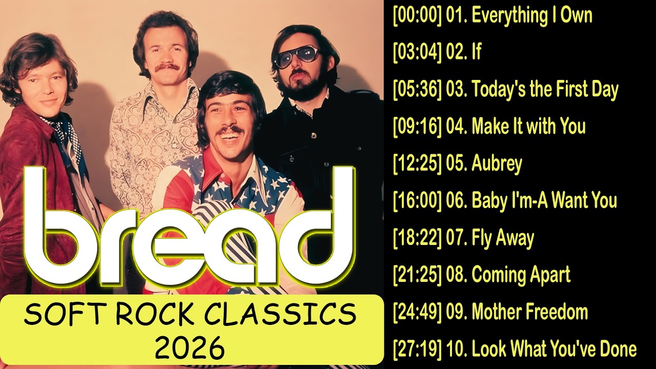 Best Songs of Bread - Greatest Hits Collection - Full Album 70s Soft Rock #bread #r17