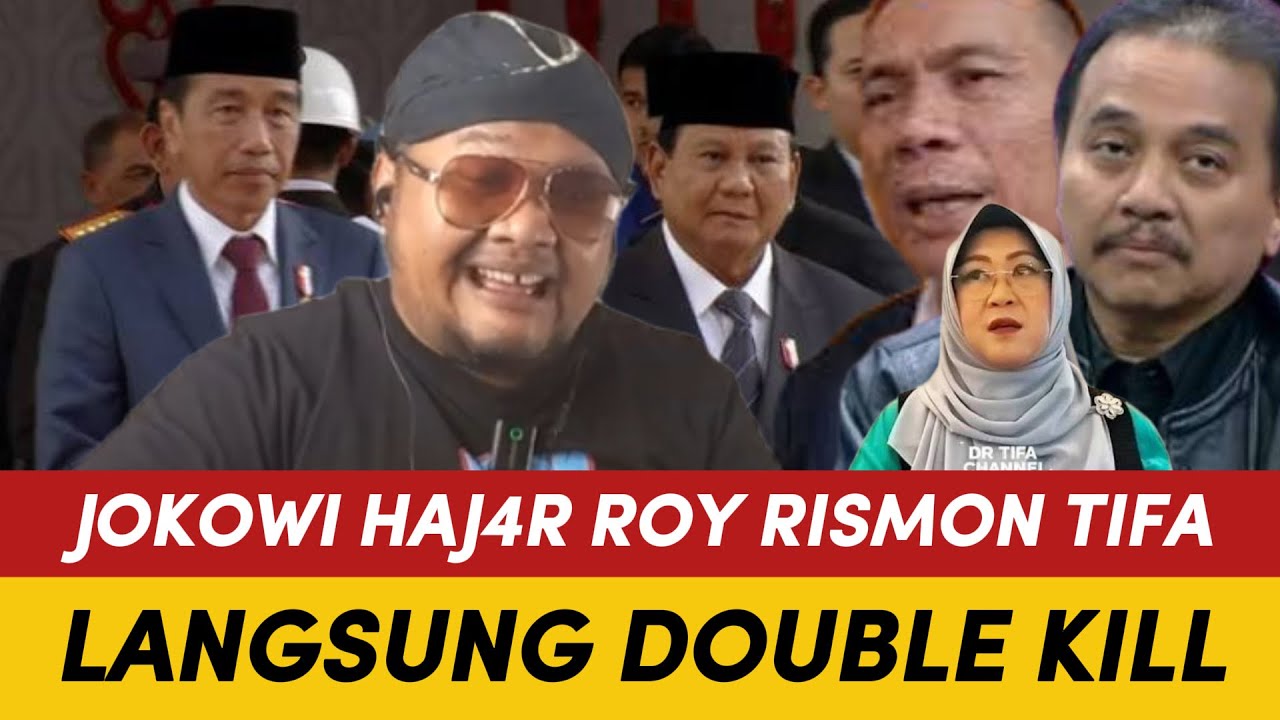KERENN, JOKOWI HAJ4R ROY SURYO, RISMON & TIFA! LANGSUNG DOUBLE KILL wkwk