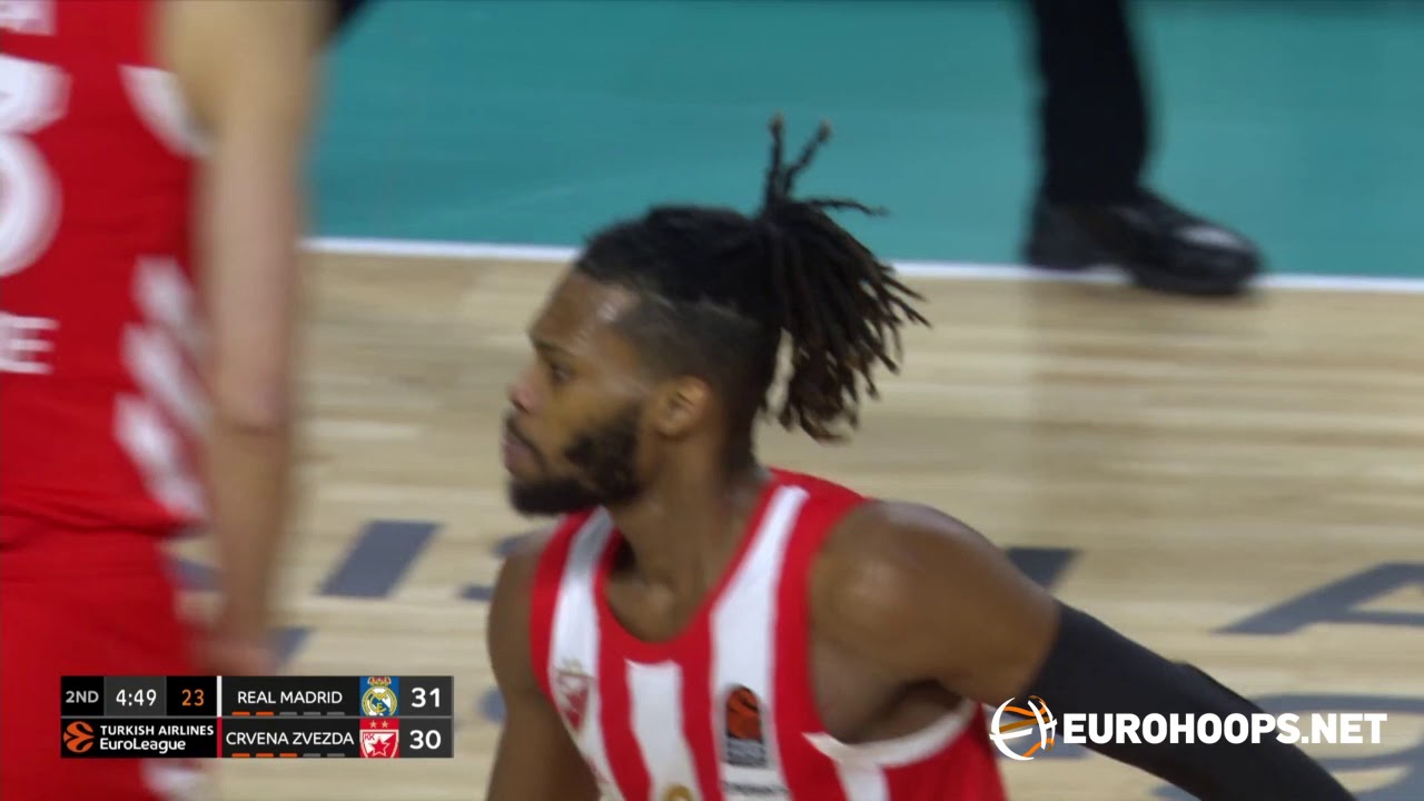 Real Madrid-Crvena Zvezda MTS Belgrade 77-79: Corey Walden (18 points)