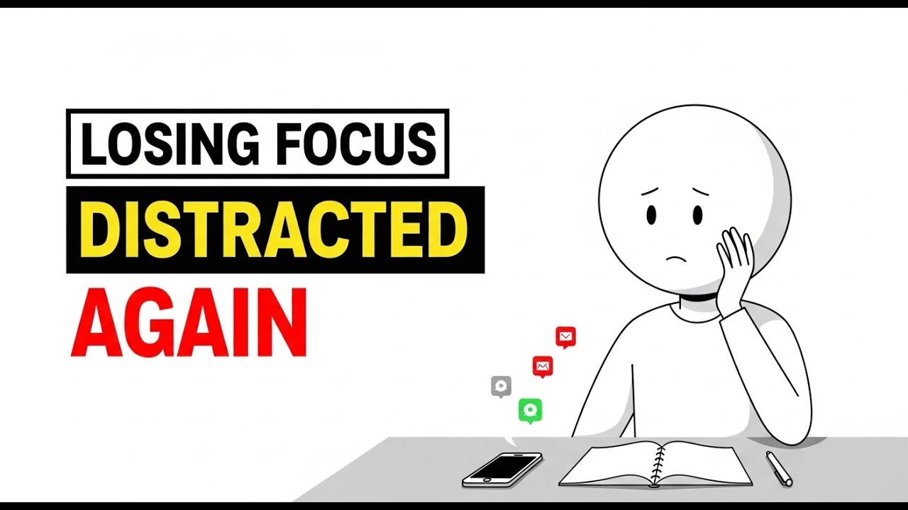 Psychology of people who lose focus easily