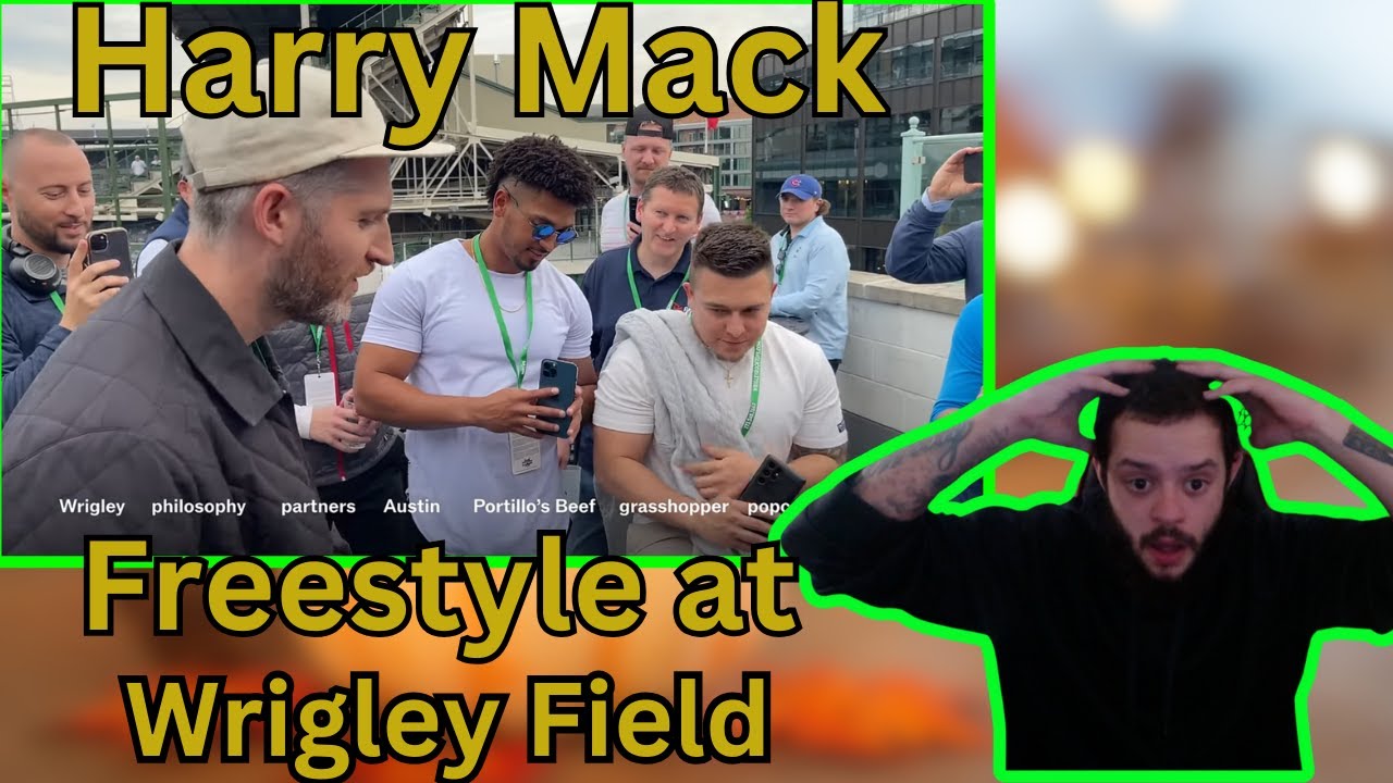 |Bacon Reacts| Suprise Harry Mack freestyle at Wrigley field