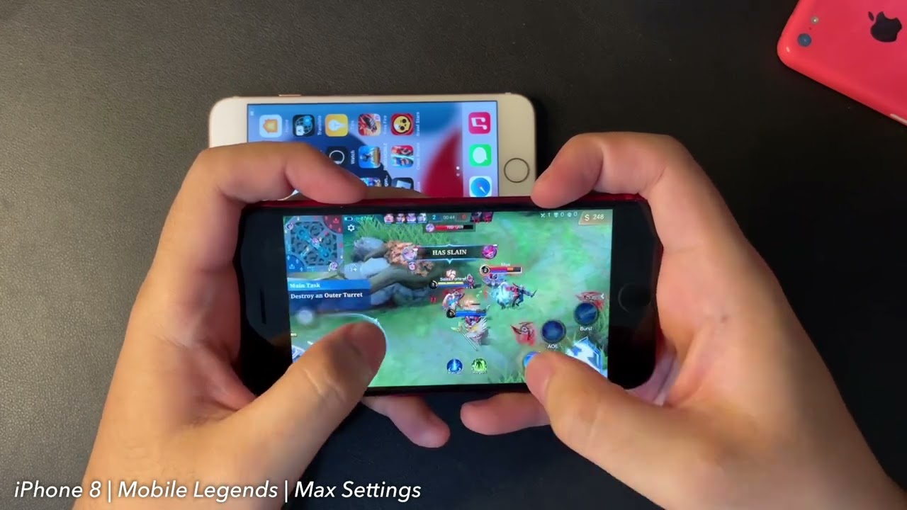 Game Test Mobile Legends on iPhone 7 vs iPhone 8