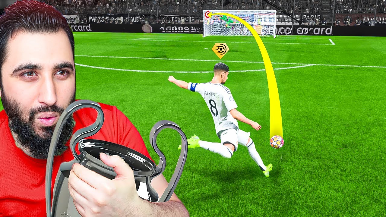 دوري الابطال لكن تسديدات صاروخية فقط