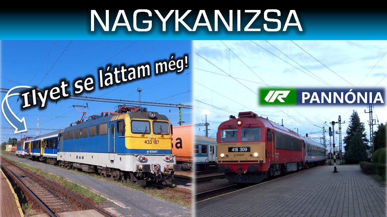 Kevés a Desiro? Csörgős Pannónia IR járatok! Vonatok Nagykanizsa állomáson 2025