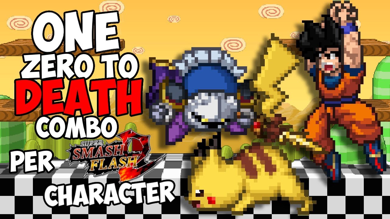0% To Death Combo With EVERY Character in SSF2 1.4