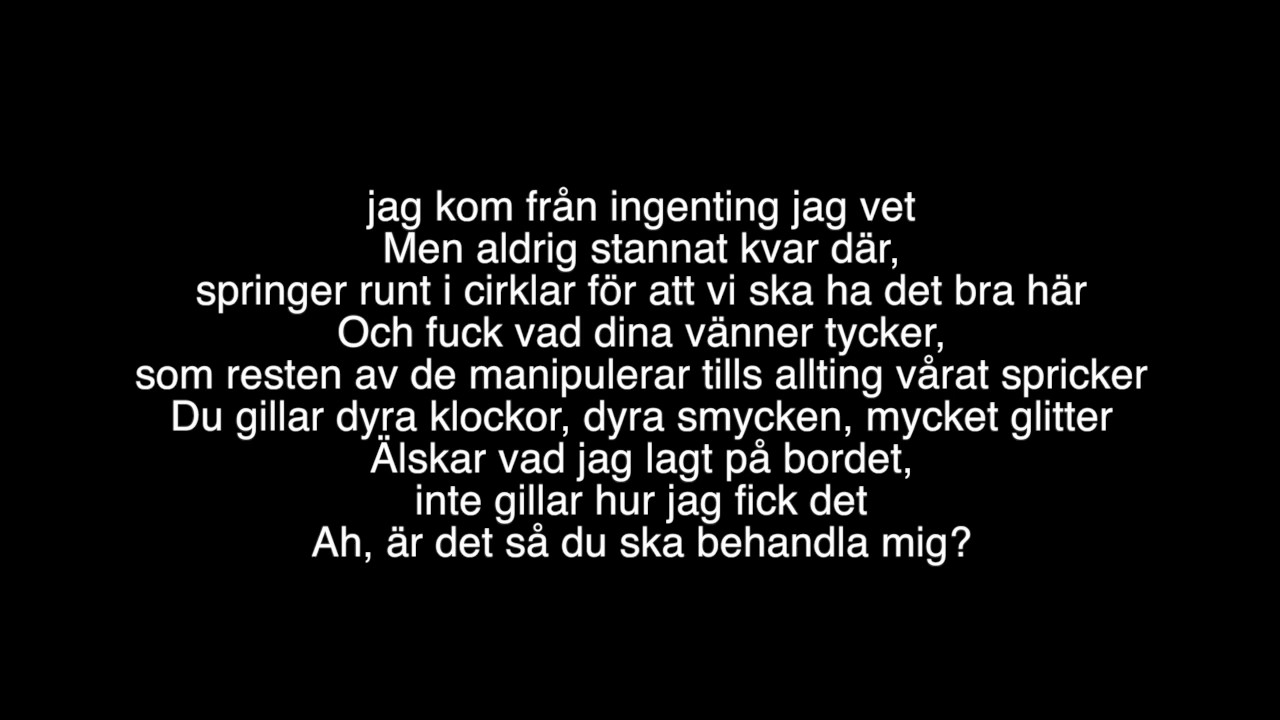 Delgado feat. Jamilla Idris - Relationsdrama (LYRICS)