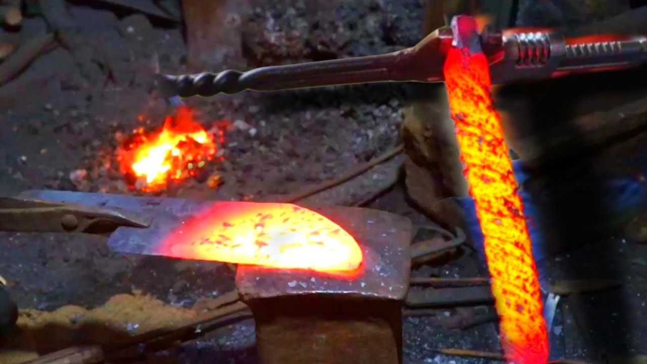 KNIFE MAKING -  India's Best handmade knife master. Knife Making Process