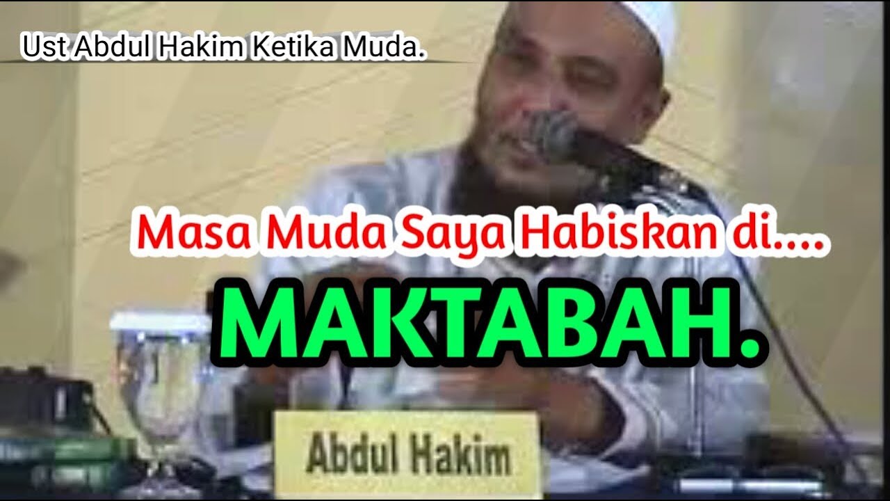 MASA MUDA SAYA DIHABISKAN DI MAKTABAH | UST ABDUL HAKIM bin AMIR ABDAT حفظه الله تعالى