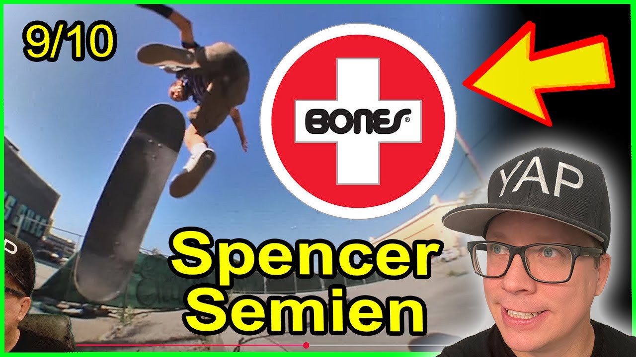 BONES Bearings Spencer Semien Впечатляющие ручные трюки