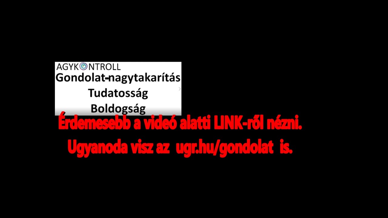 Domján Gábor: Gondolatnagytakarítás - tudatosság - boldogság - @Gabor-Domjan