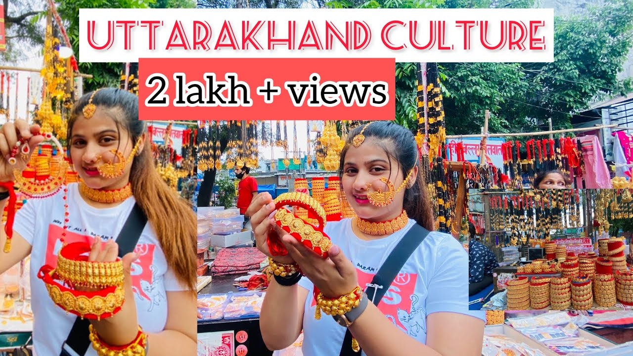 Uttarakhand ka tradition😍 pahadi jwellery , pichora collection in haldwani market￼
