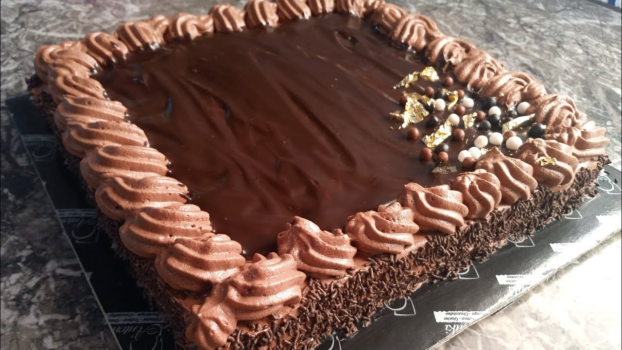 طورطة بالكريمة كلها شوكولا لعشاق الشوكولا سهلة كتجي يا سلام