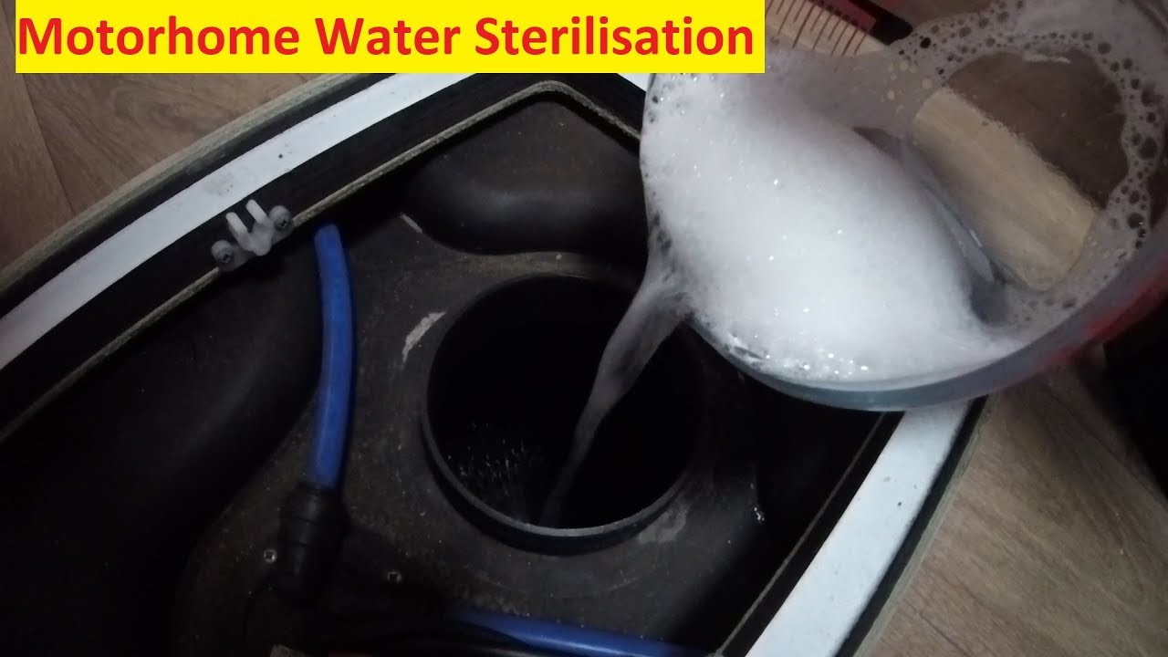 Обеззараживание воды в автодоме с помощью Puriclean