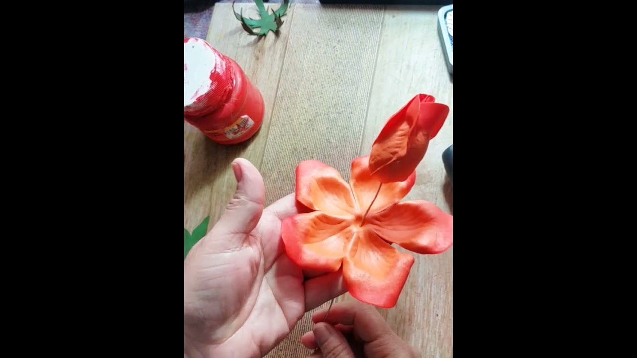 Rosas de foami🌹
