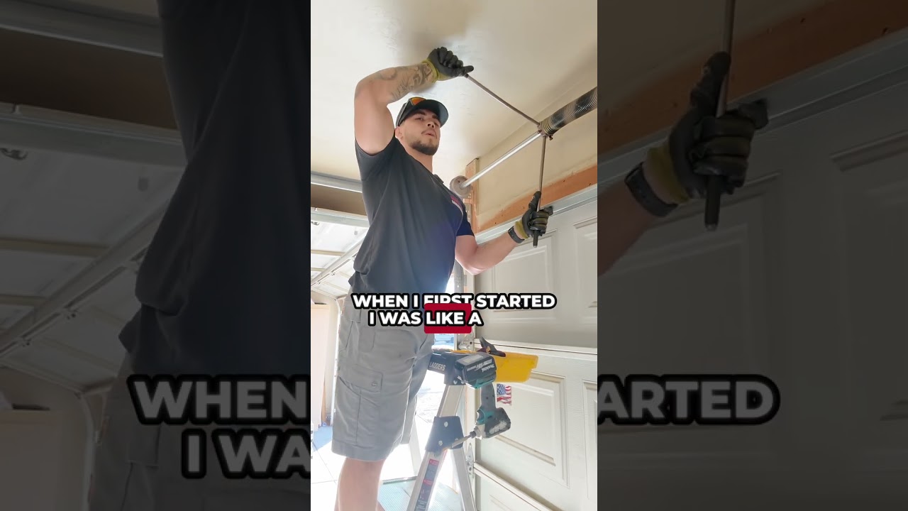 Garage Door Torsion Spring Mistake 😟