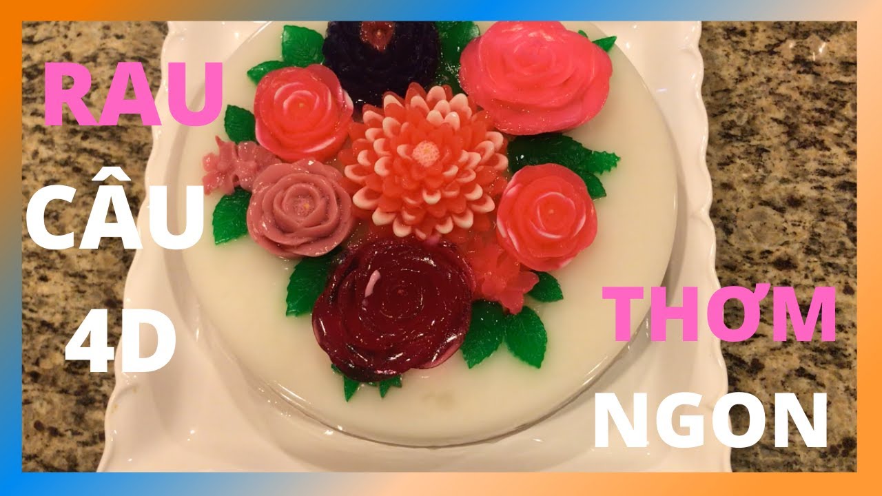 Cách Làm Rau Câu 4D Hương vị Trái Cây