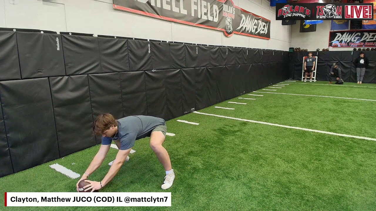 Clayton, Matthew JUCO (COD) IL @mattclytn7 #TSIALive #LongSnap @NolanOwenLS @FentressKicking
