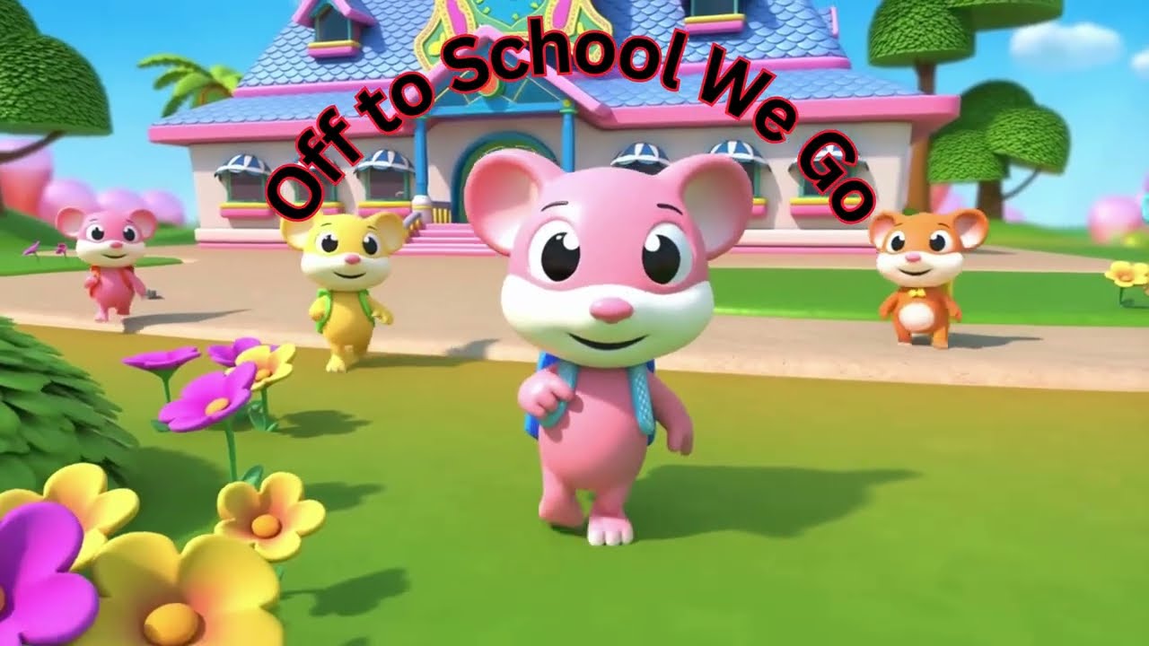 Off to School We Go! 🚌 | Kids Song for Toddlers  Happy School Song! 🏫 | Preschool Fun