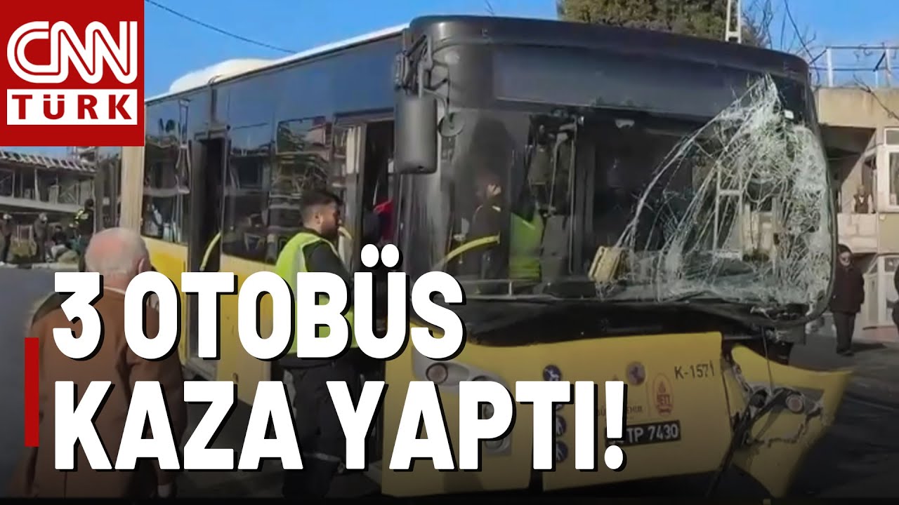 SON DAKİKA🚨 Başakşehir'de 3 İETT Otobüsü Kaza Yaptı! Çok Sayıda Kişi Yaralandı!