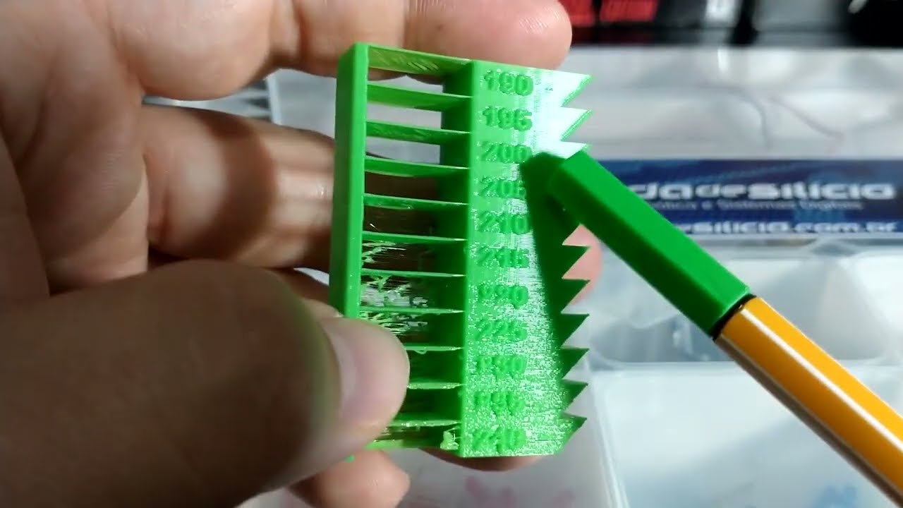 Aula 9  Como calibrar a temperatura para cada tipo de filamento | Curso Impressão 3D