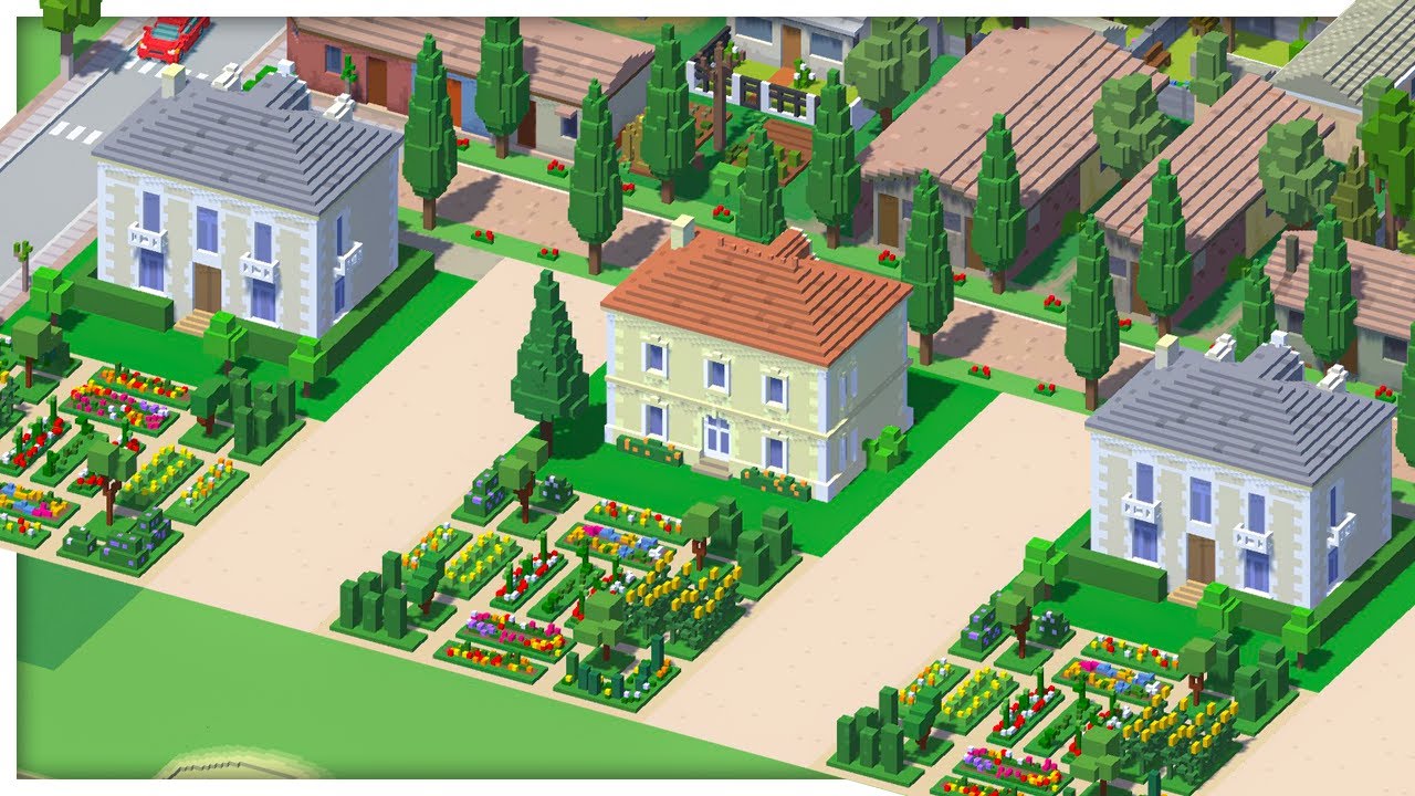 How to BUILD MANSIONS with FLORAL GARDENS — Urbek City Builder (#7)