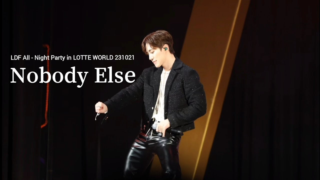 [Nobody Else] Full ver. 231021 롯데면세점 All- Night Party in LOTTE WORLD #준호직캠 #준호랜드