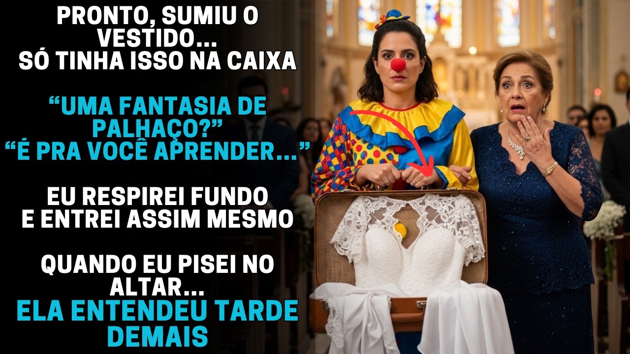 DEPOIS DA SOGRA SABOTAR MEU VESTIDO, CASEI DE PALHAÇA — O ERRO FATAL DELA APENAS COMEÇOU