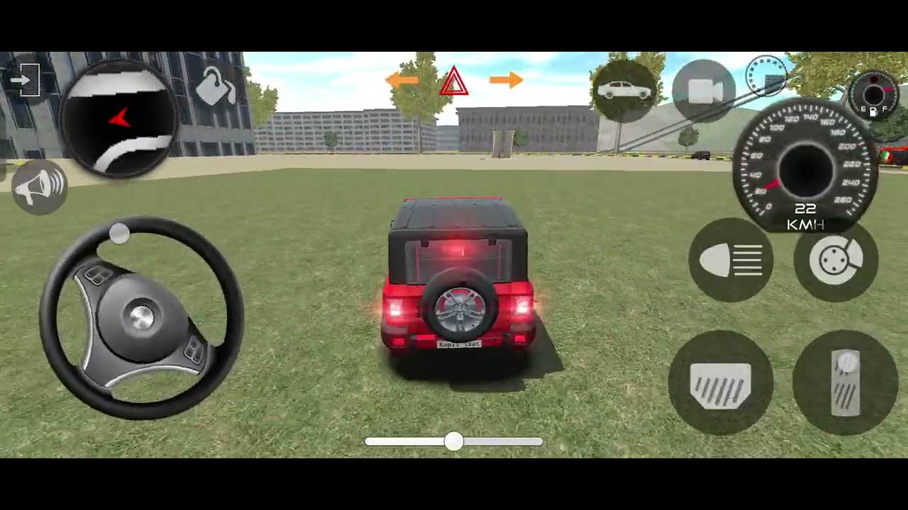 Thar Mahindra red new veri fast game 🎯💖🤗Thar Mahindra red new veri fast game 🎯💖🤗