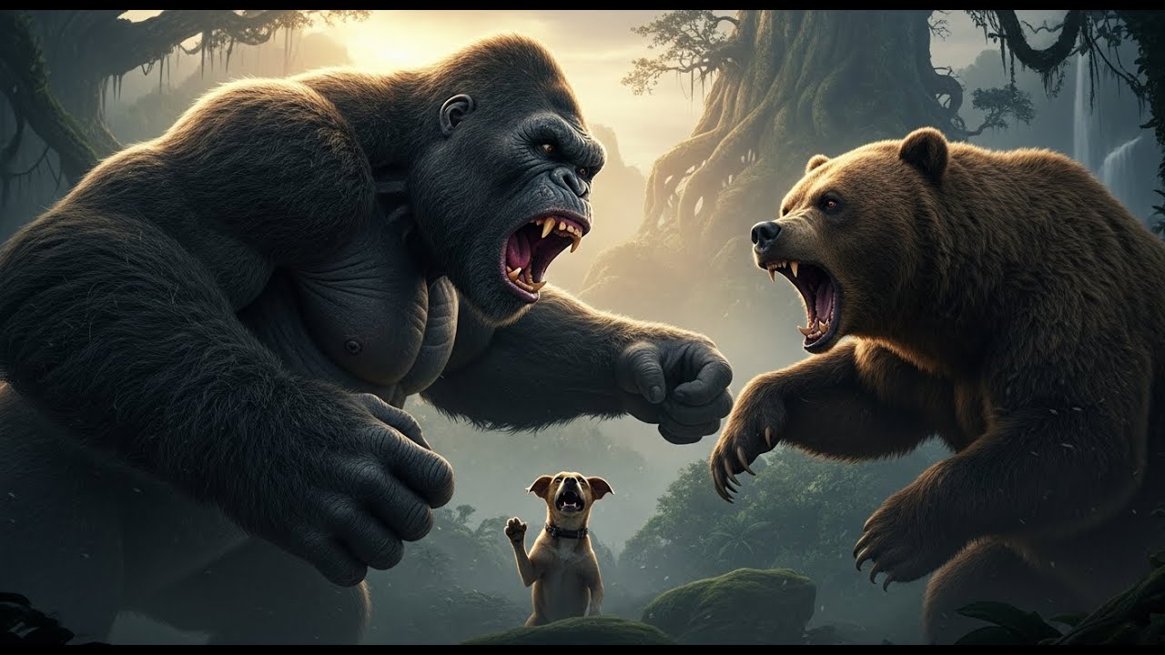 New to Monster MoviesStart Here withKing Kong rescues a dog from a bear Full Monster Action Movie HD