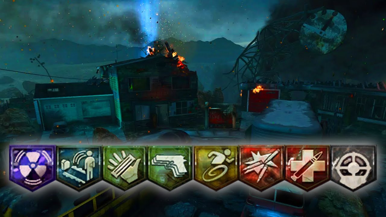 Nuketown Reverse Rainbow Perk Challenge is INSANE - BO2 Zombies