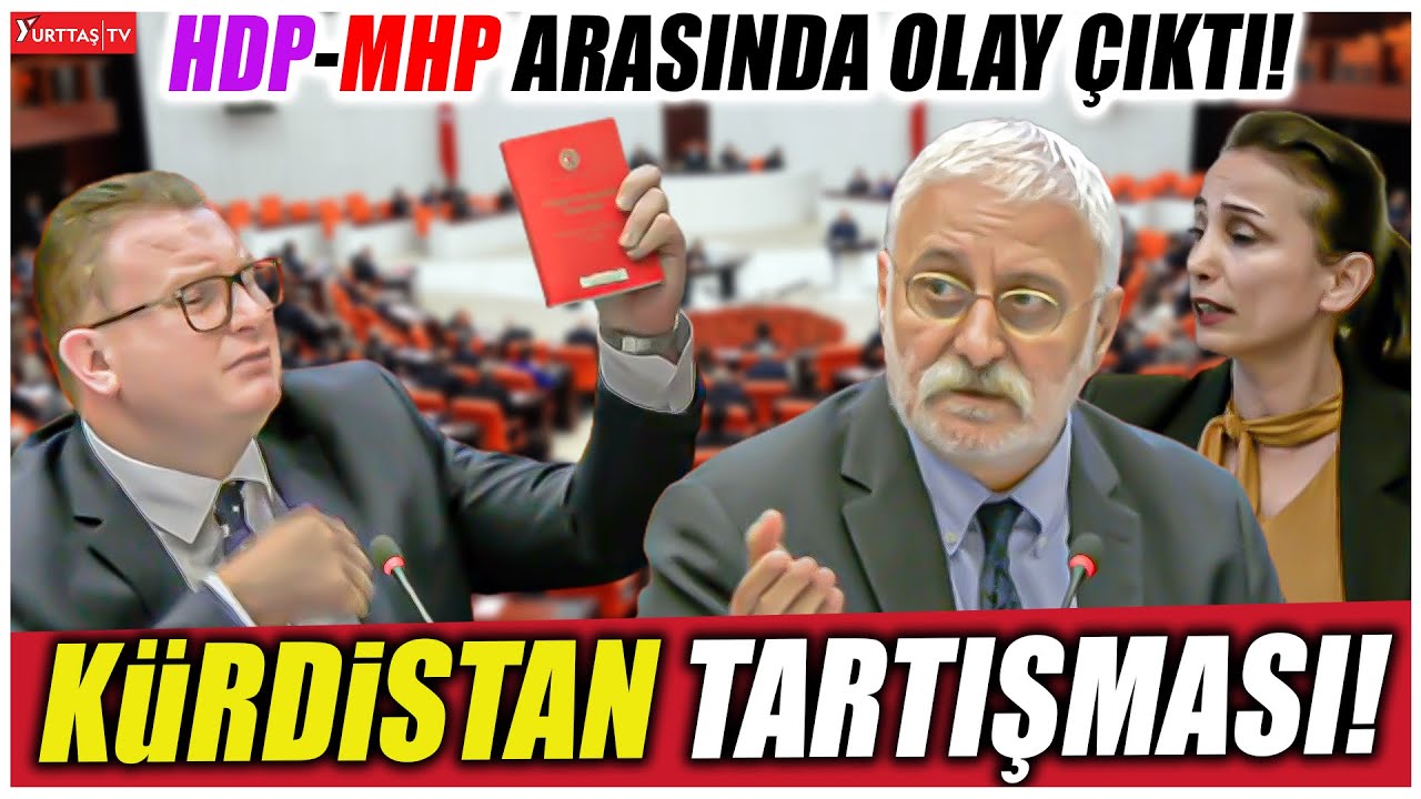 HDP ile MHP arasında çok sert tartışma! O sözler Meclis’i karıştırdı!