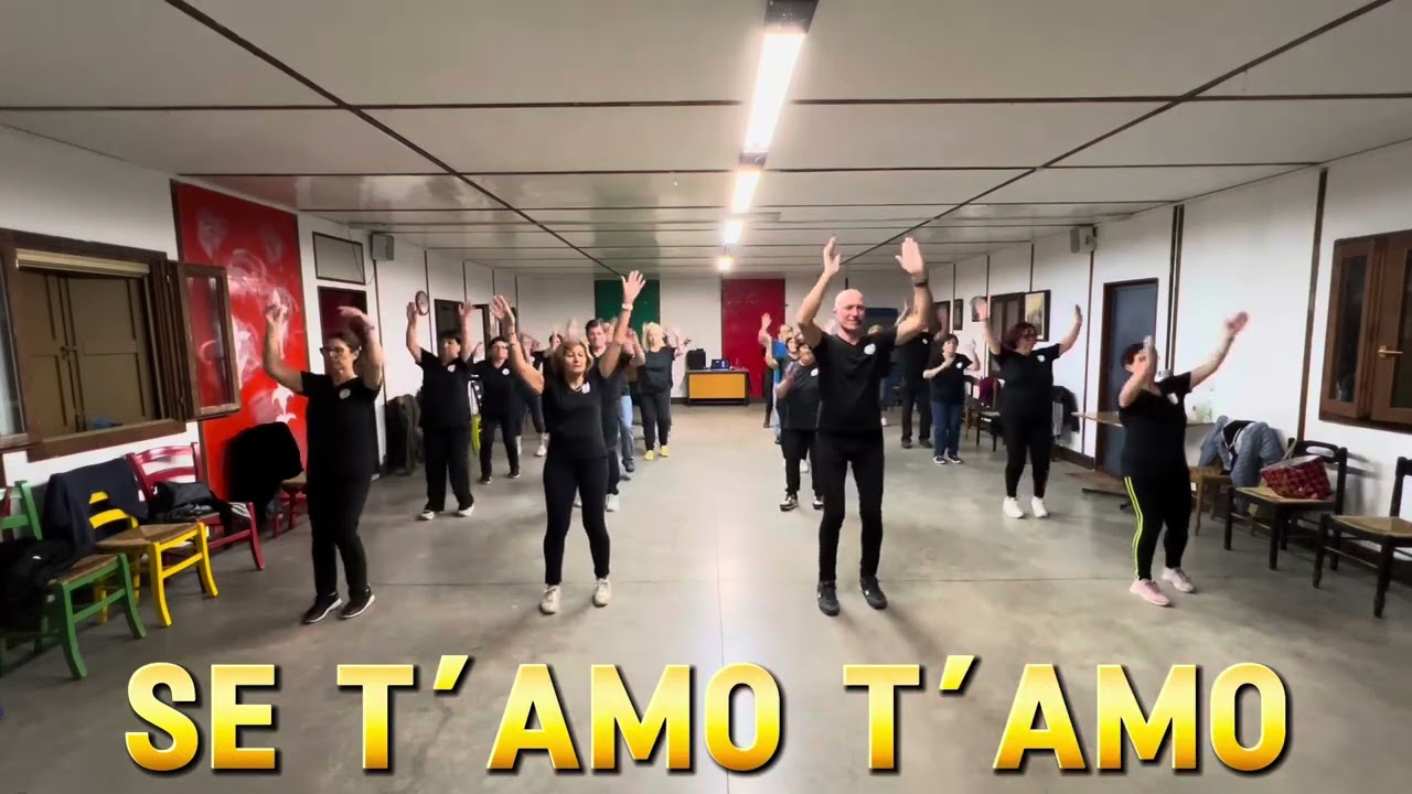 SE T’AMO T’AMO coreografia Dj Berta eseguita dalla scuola di ballo R.G. DANCE