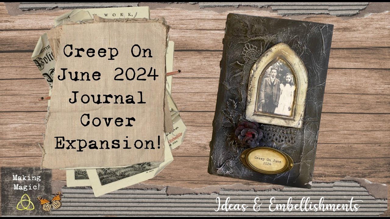 Creating a Larger Spine for My Creep On June Journal!