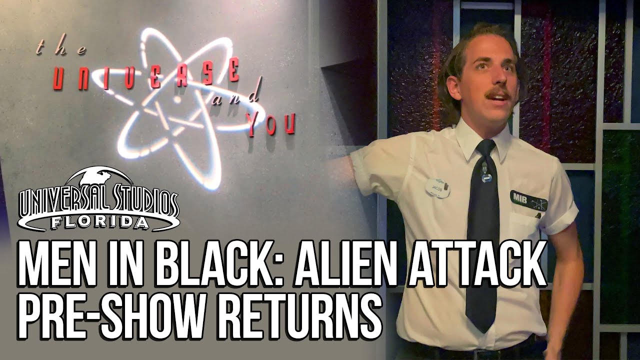Men in Black: Alien Attack Pre-Show Returns - Universal Studios Florida