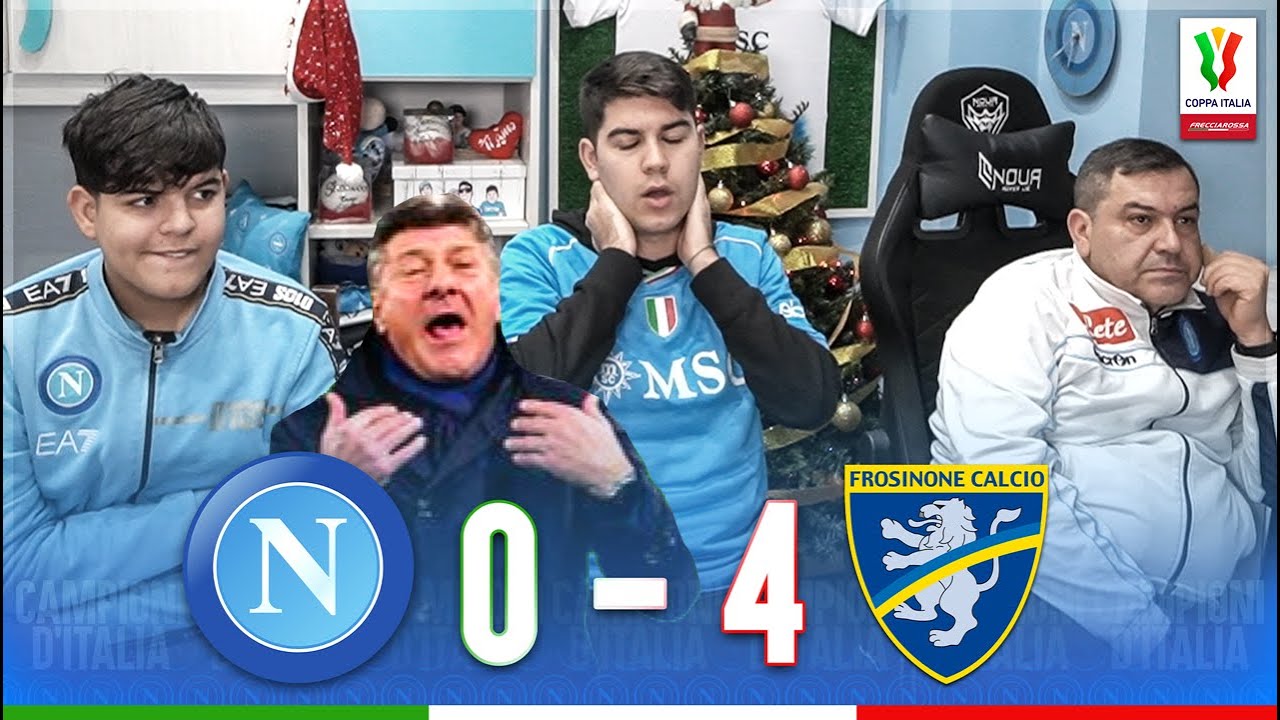 UMILIATI... CHE VERGOGNA! NAPOLI-FROSINONE 0-4 | LIVE REACTION NAPOLETANI
