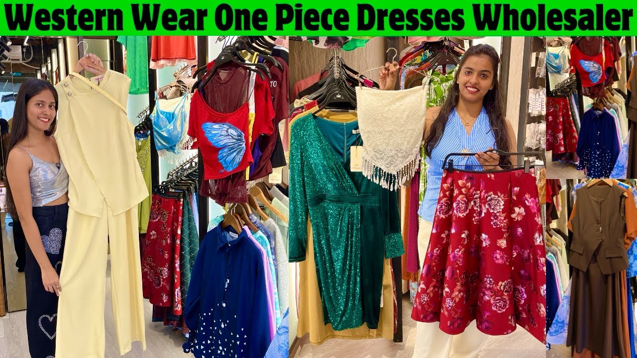 Korean Fashion Imported Party Wear Dresses for Women Gown One Piece Dress wholesale market Mumbai 