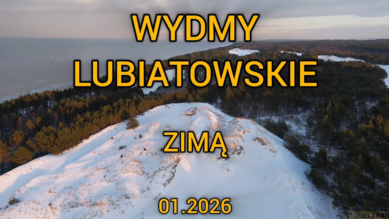(Z Góry) Wydmy Lubiatowskie Zimą 