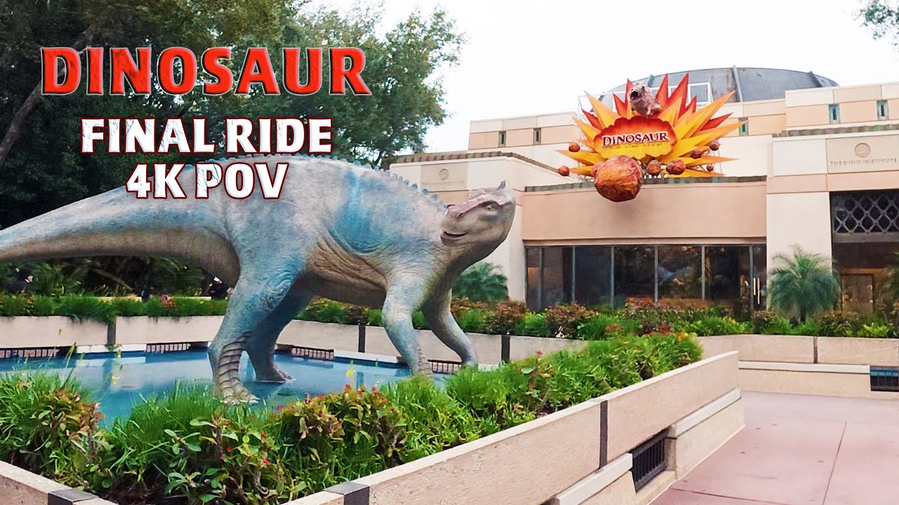 Animal Kingdom | Dinosaur 2026 Final Full Ride and Pre-show - 4K POV
