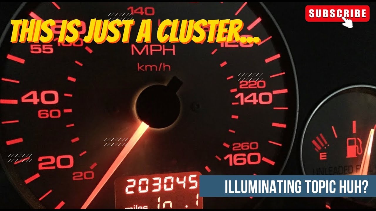 Audi UrS4 and UrS6 Instrument Cluster Bulbs and Speedo Fixes