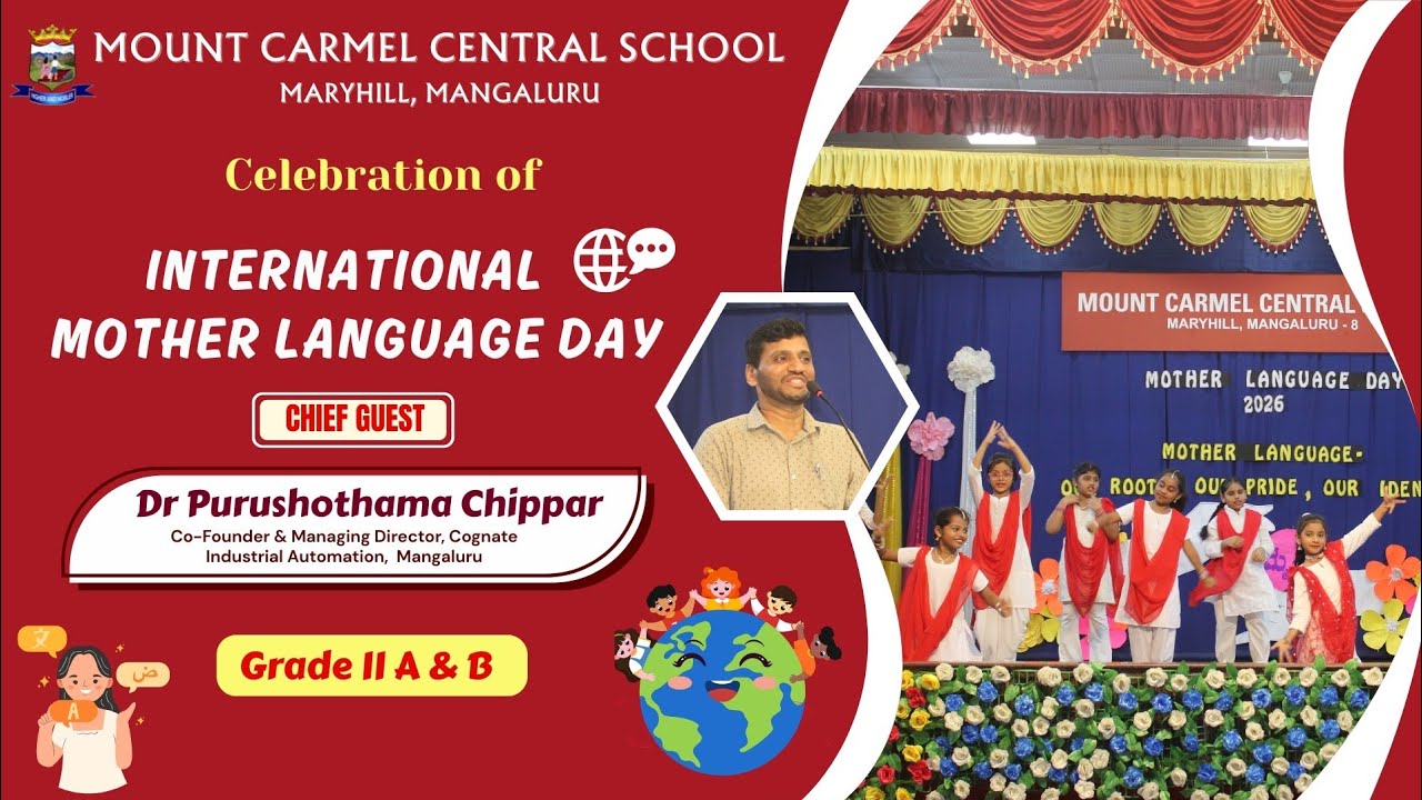 Mount Carmel Central School Celebrates International Mother Language Day 2026 - Grade II A & B