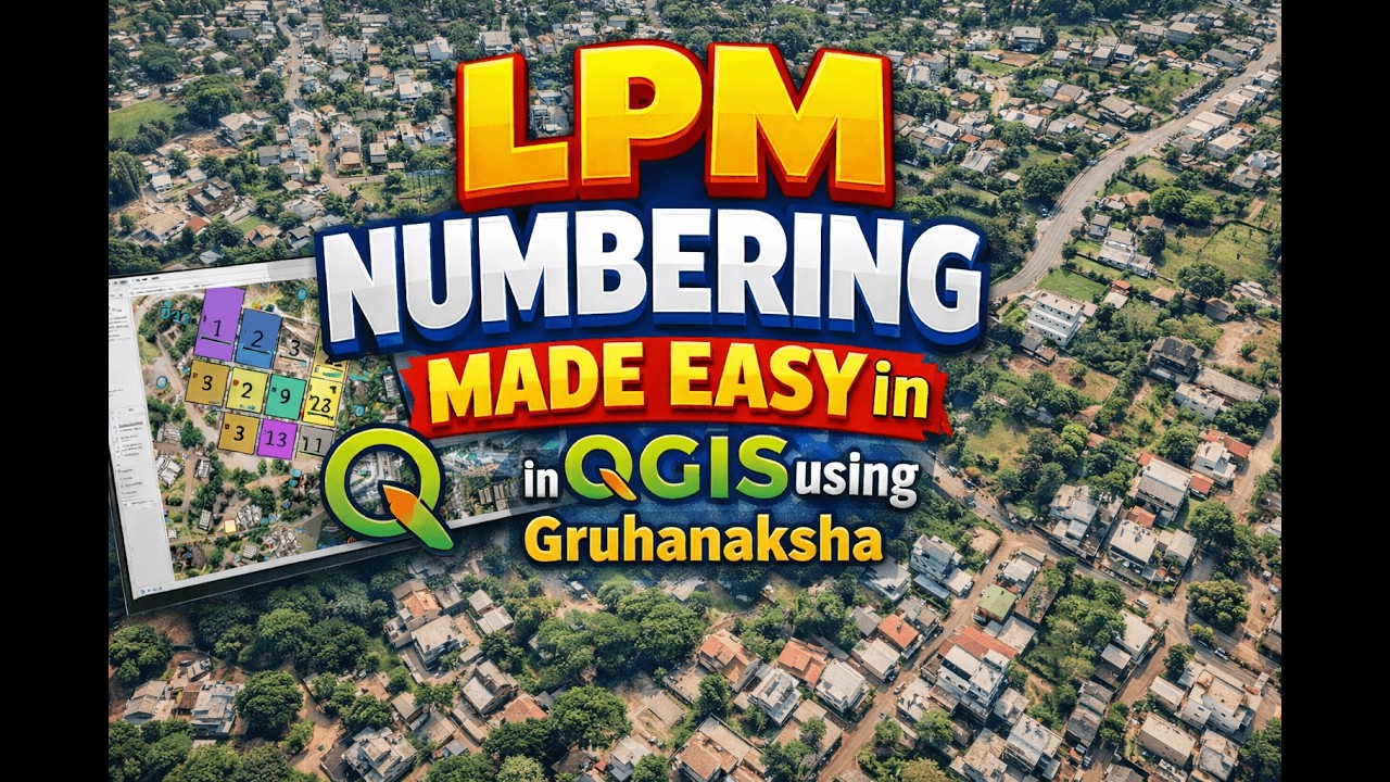 LPM Auto Numbering Made Easy in QGIS using Gruhanaksha