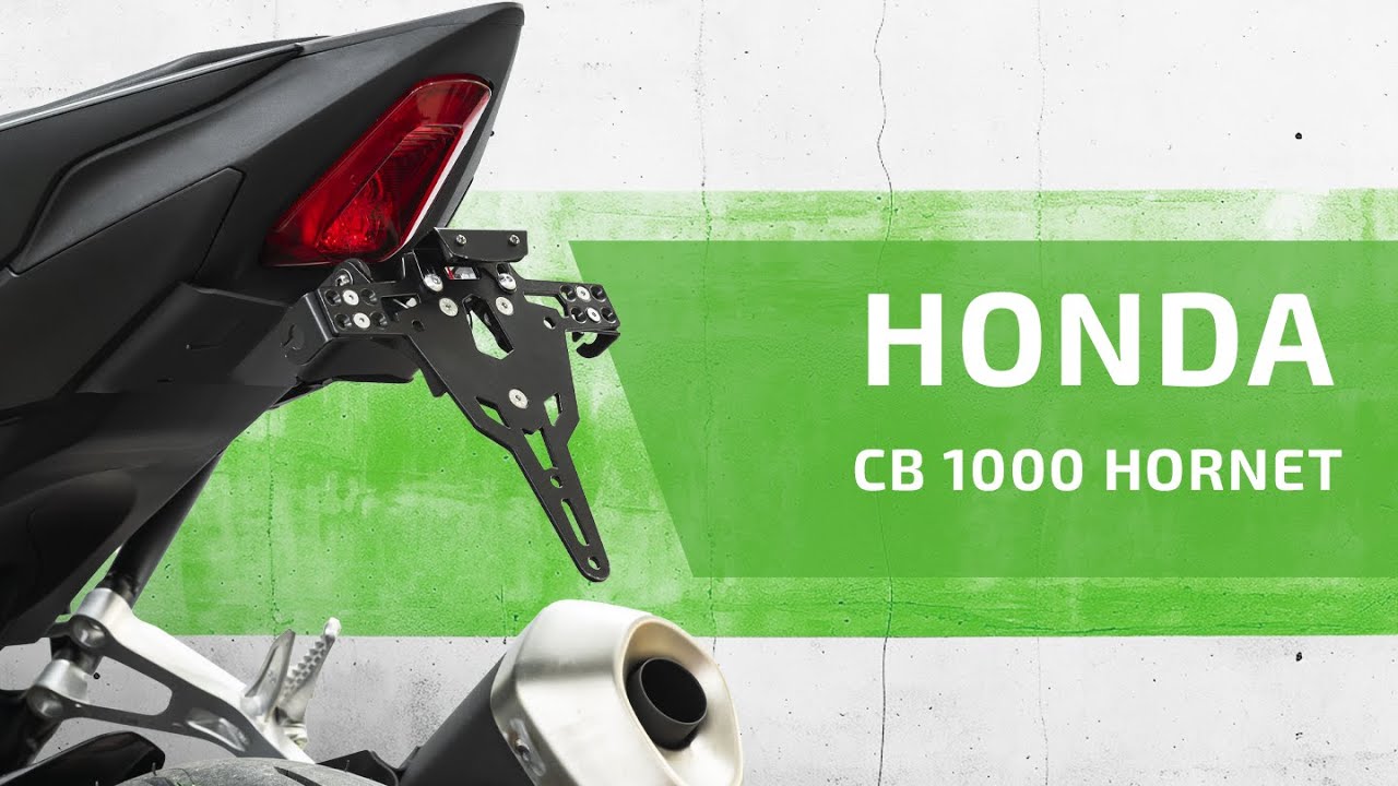 🔧 Zieger Pro Kennzeichenhalter an der Honda CB1000 Hornet – Montageanleitung 🏍️