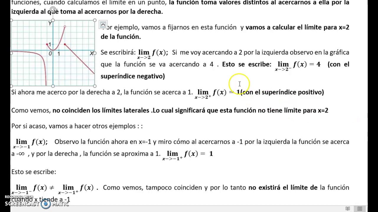 LÍMITES LATERALES E INDETERMINACIÓN K/0
